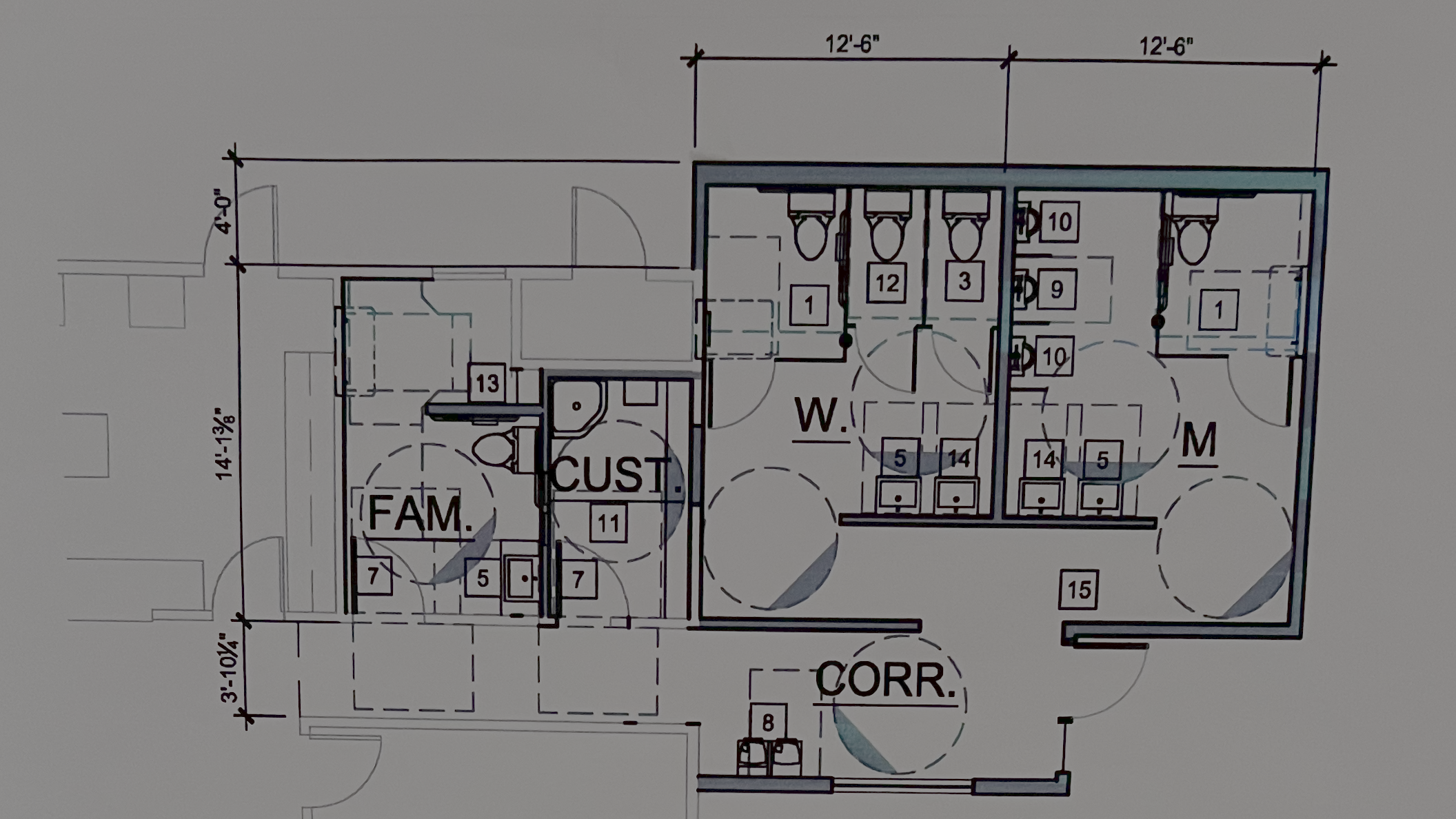 Enlarged Floor Plan